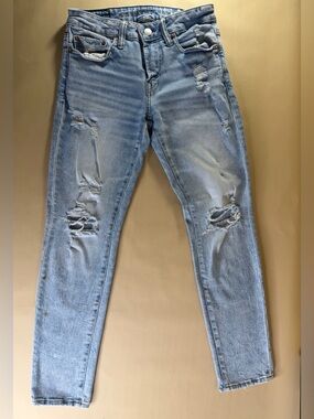 American Eagle AirFlex+ Skinny Distressed Jeans Size 29x30